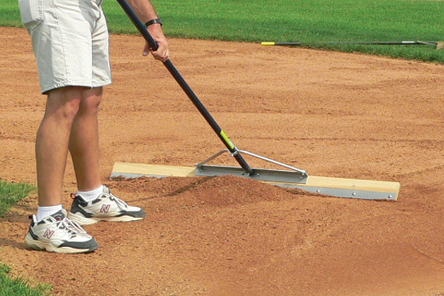 rock baseball field dirt