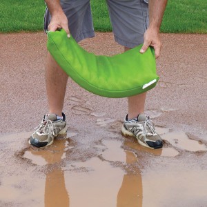 Puddle sponge in action, image 1 of 3
