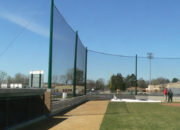 In-Line Backstops can be less expensive than chain link and are often easier to install.