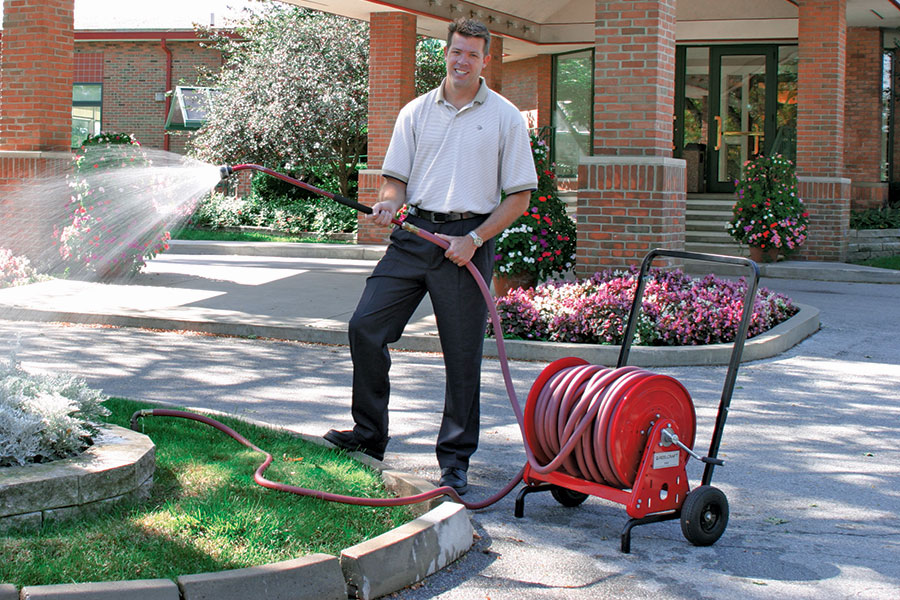 Hose Reel Cart W/pneumatic