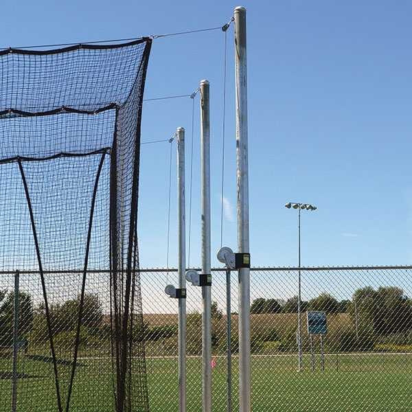 30' x 8' General Sports Soccer Sports Batting Cage Baseball Nylon Netting  2" #7 