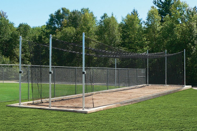 Outdoor Batting Cage System TuffFrame Elite Cage   Outdoor Batting Cage Tensioned 750x500 