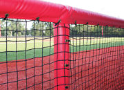 Premium Dugout Netting with Rail Padding Kit gives you maximum player safety.