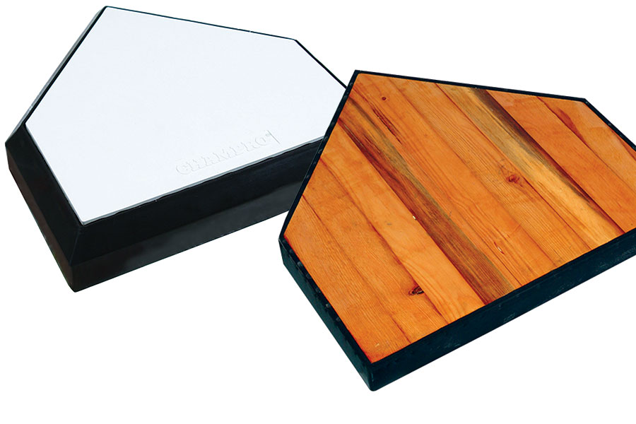 Champro Home Plate with Solid Wood Back