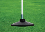 Corner flags with rubber base