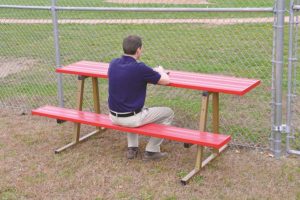 Dugout Benches | Aluminum Baseball Bleachers | Beacon Athletics