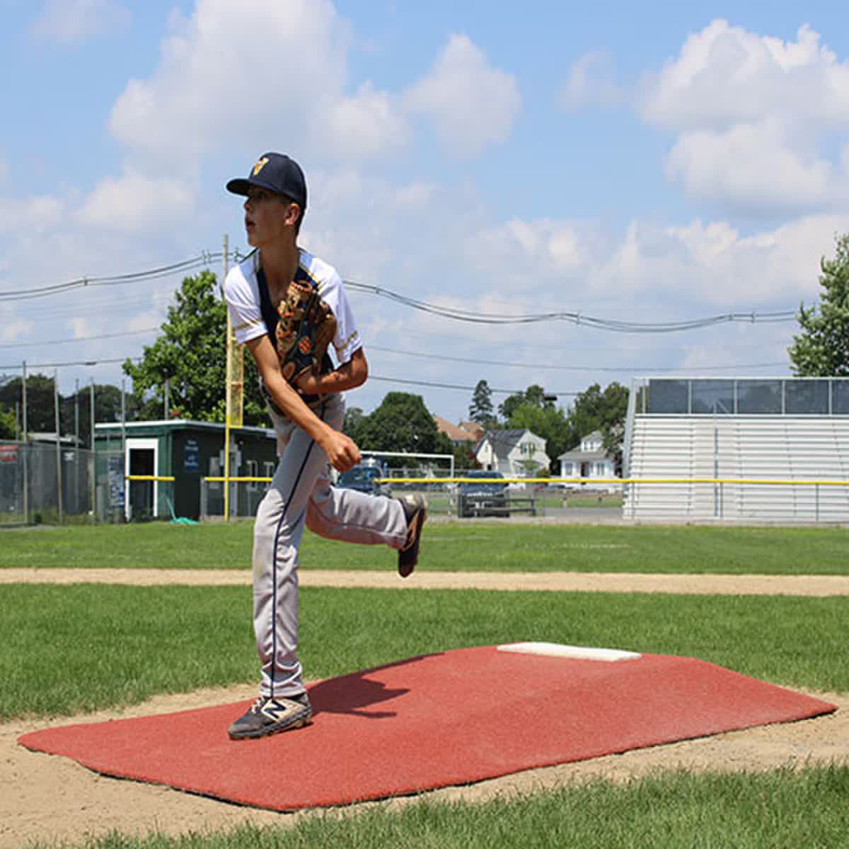 Portable pitching mound