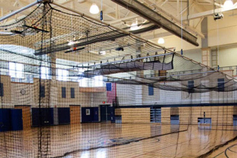 Motorized batting cage