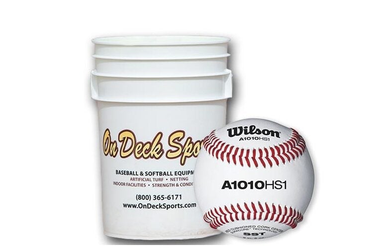 Wilson A1010BHS1SST Raised Seam High School Baseballs (5 dozen)