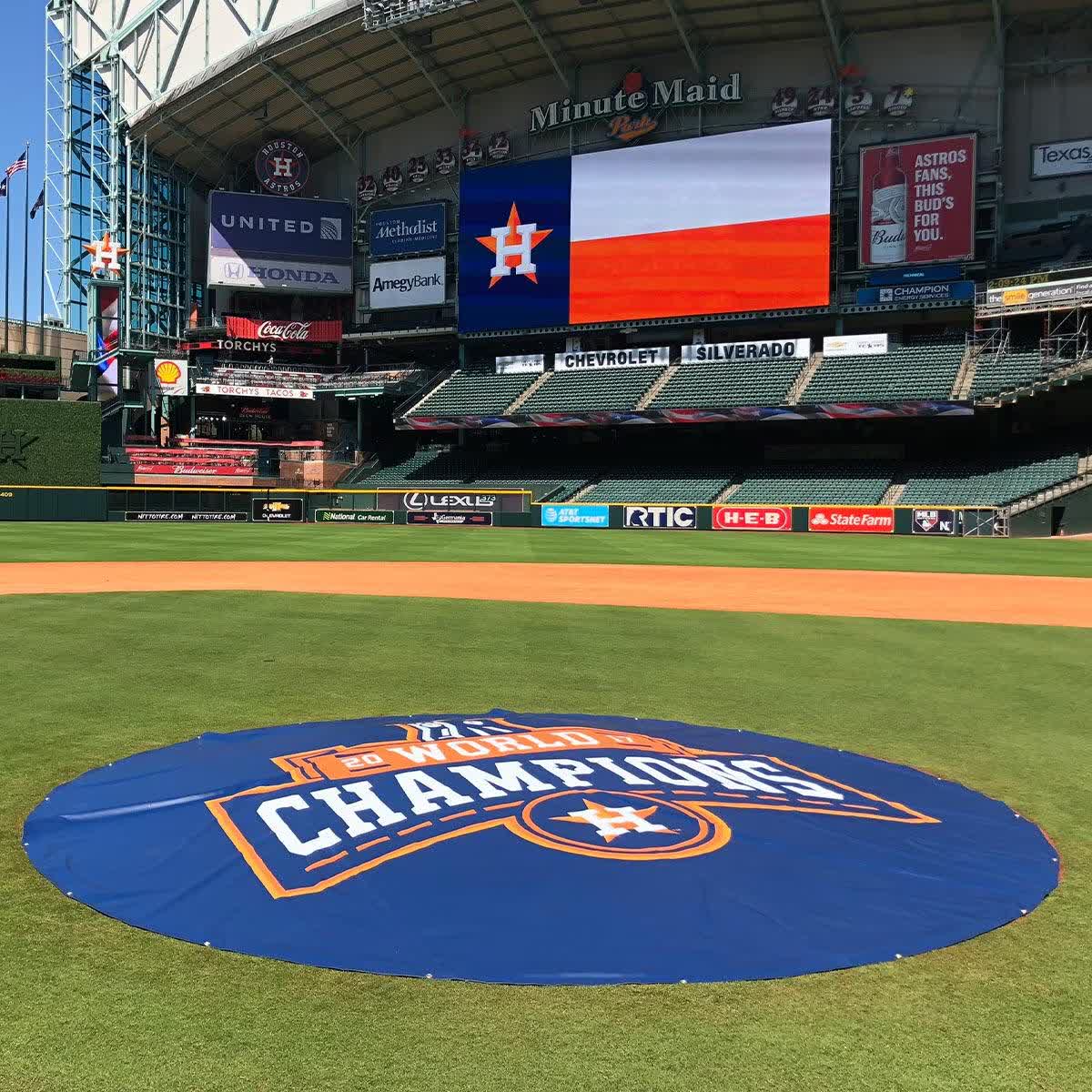 Houston Champions tarp cover